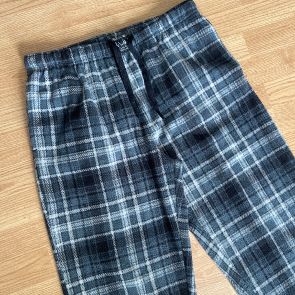 Men’s Lucky Brand Fleece Pajama Pants with Drawstring Waist Size Large - Picture 3 of 5